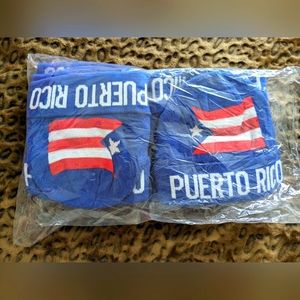 DOZEN Puerto Rico Beanie Hats Blue